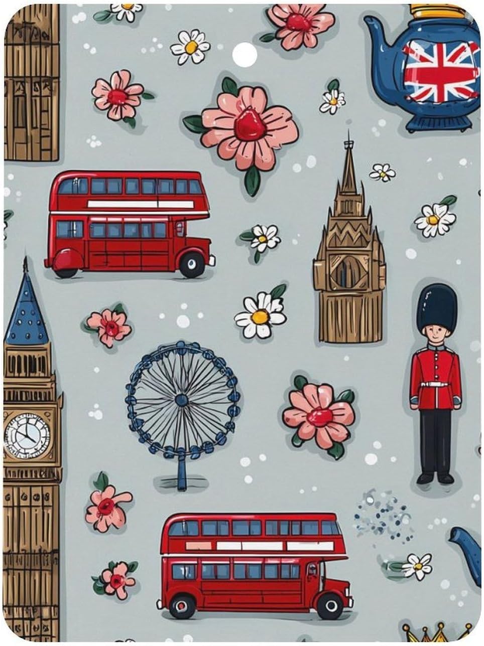 England Big Ben British London Car Air Freshener Cute Hanging Aromatherapy Tablets for Car Home Square