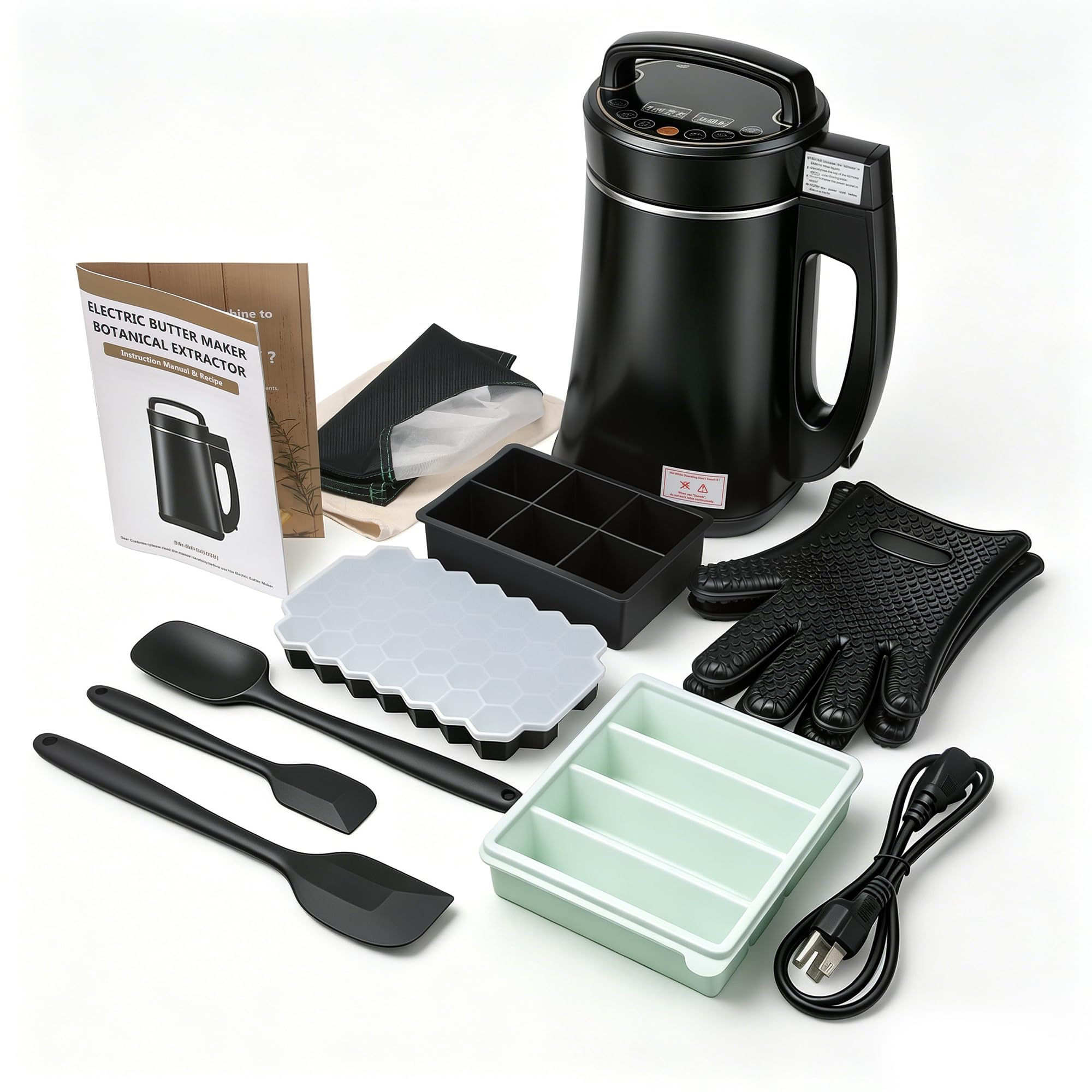 Lichamp Kräuteraufgussmaschine, 304 Edelstahl Butter & Ölbereiter zum Aufgießen von Kräutern, Gewürzen in Butter, Öl und Tinkturen