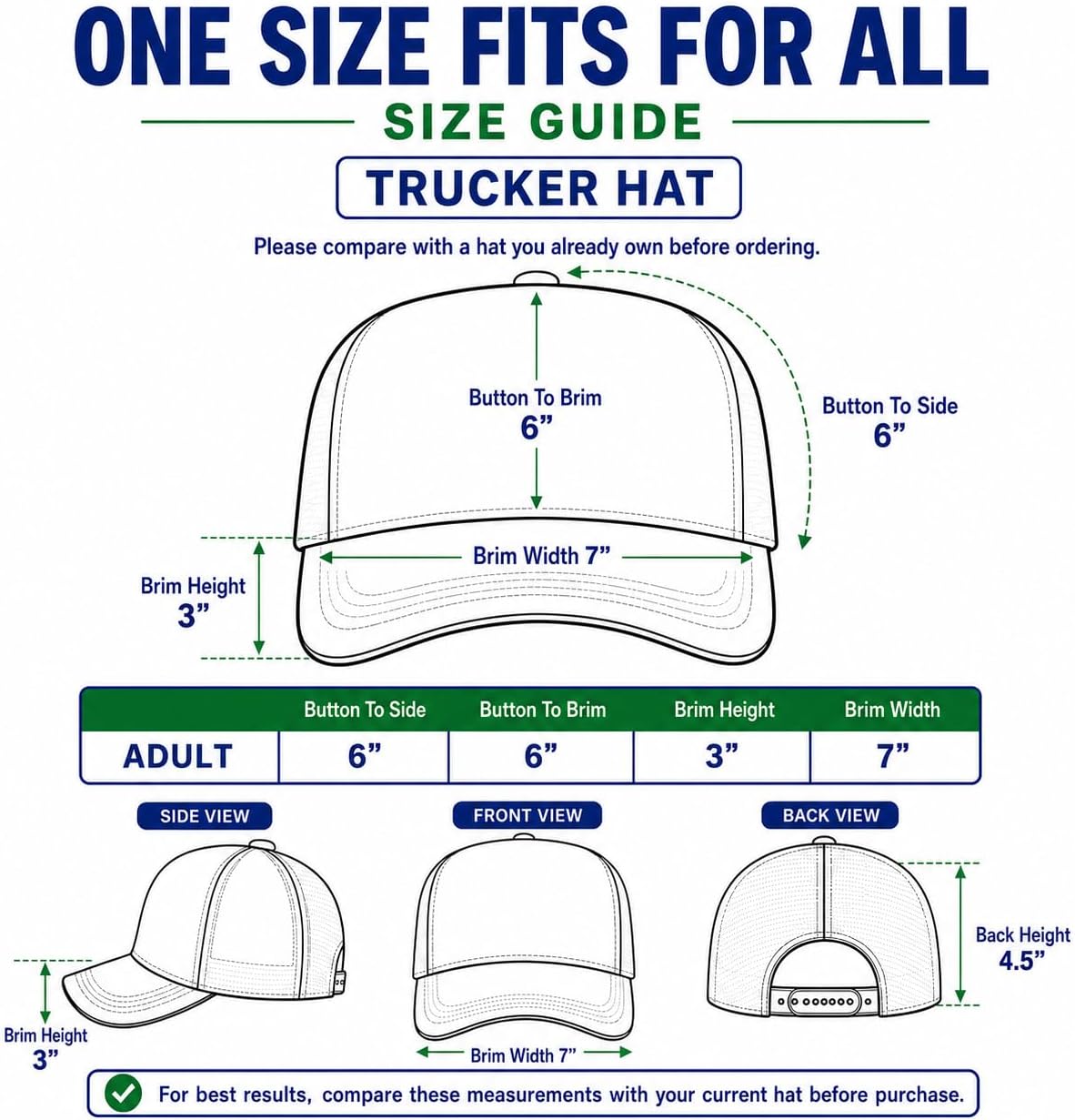 Friday Feelin' Trucker Hat Women Men Baseball Cap Western American Fitted Trucker Hats Baseball Hat All Occasion - One Size