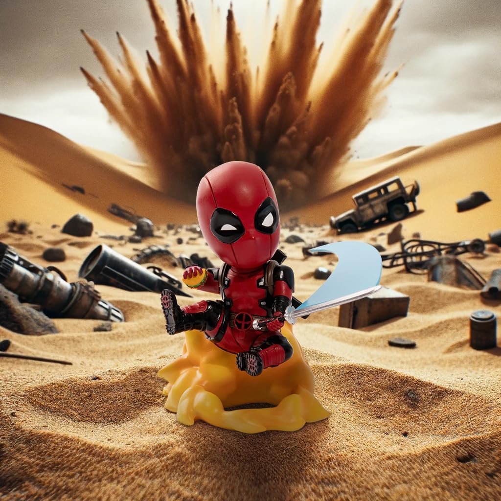 YuMe Deadpool Classic Series - 6 Pack Blind Box | Complete Set of Collectible Toy Mini Figures (2" to 4") | Premium Bundle | Marvel Superhero Action Figures | Great Gift for Fans & Collectors - Image 3