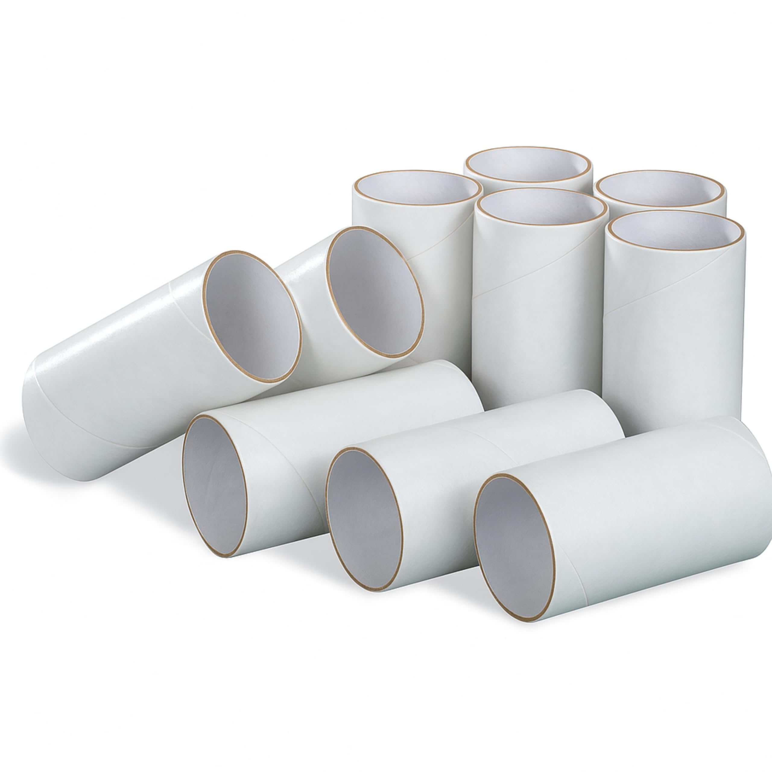 Bos Medicare Surgical® Disposable Paper Mouthpieces for Spirometer & Peak Flow Meter, Hygienic Single Use Breathing Mouth Tubes for Medical Testing (10)