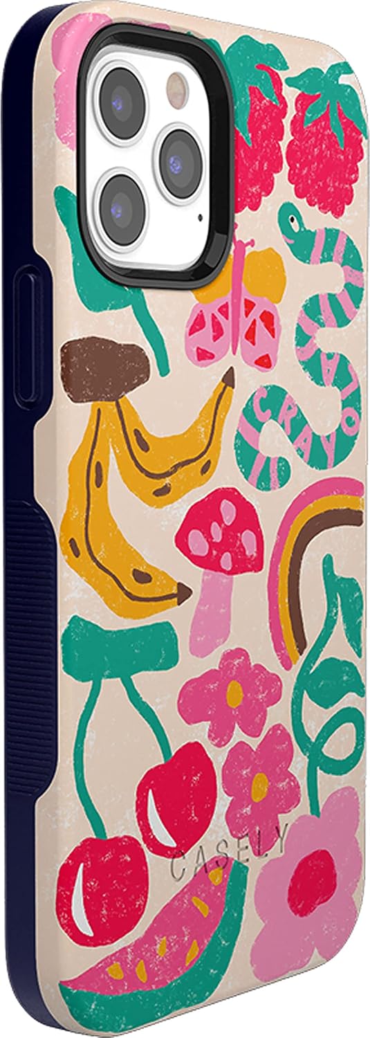 Casely iPhone 11 Pro Max Case | Doodle Bug | Crayola Crayon | Bold Protective Design