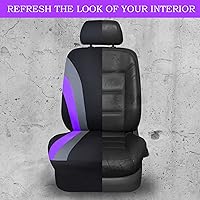 Vista 6 de CAR PASS Line Rider - Funda de asiento de automóvil de tela deportiva, ajuste universal, 100% transpirable, con esponja compuesta de 0.197 in
