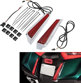 مصابيح لوحة التعبئة LED الخلفية من TCT-MOTORPARTS مناسبة لسيارة هوندا جولد وينج 1800 GL1800 2018-2025