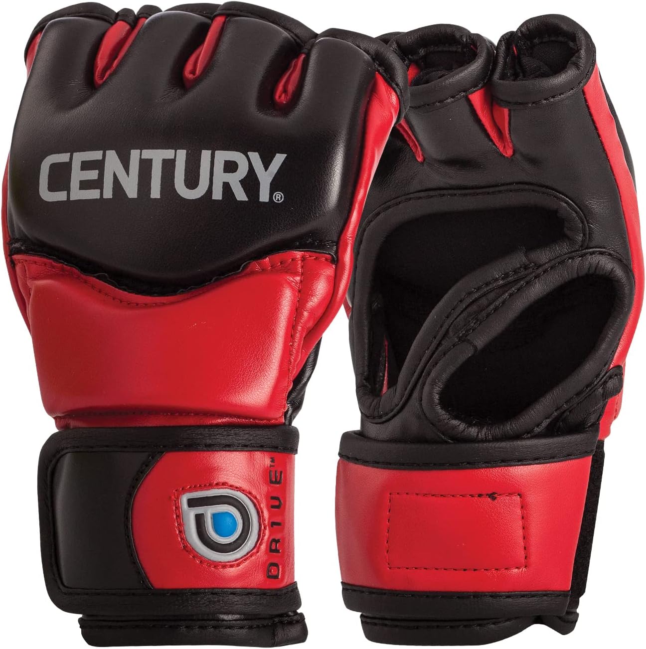 Century Drive Youth Fight Gloves Red/Black Size: S/M Red/Black