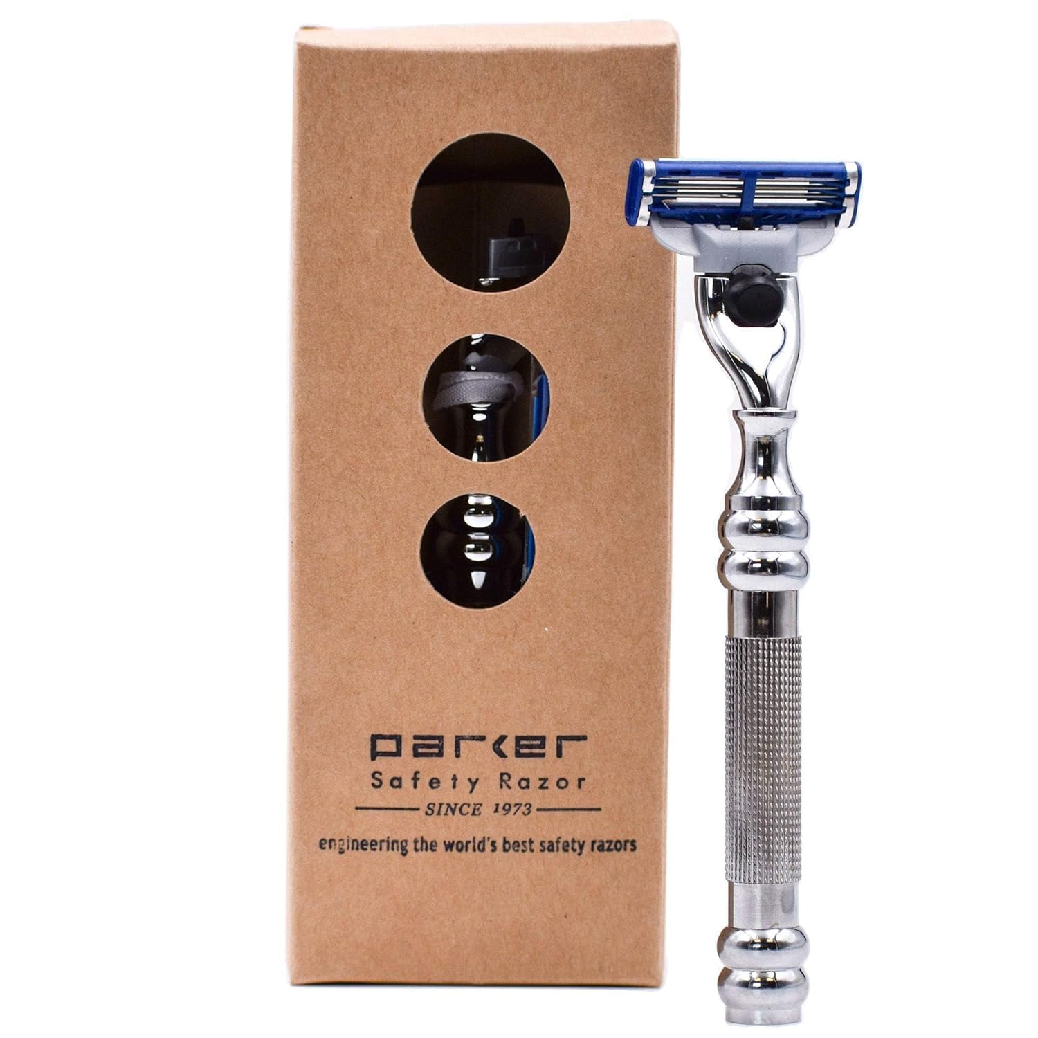 Amazon.com: Parker 43M Heavyweight All-Metal Triple Blade Razor ...