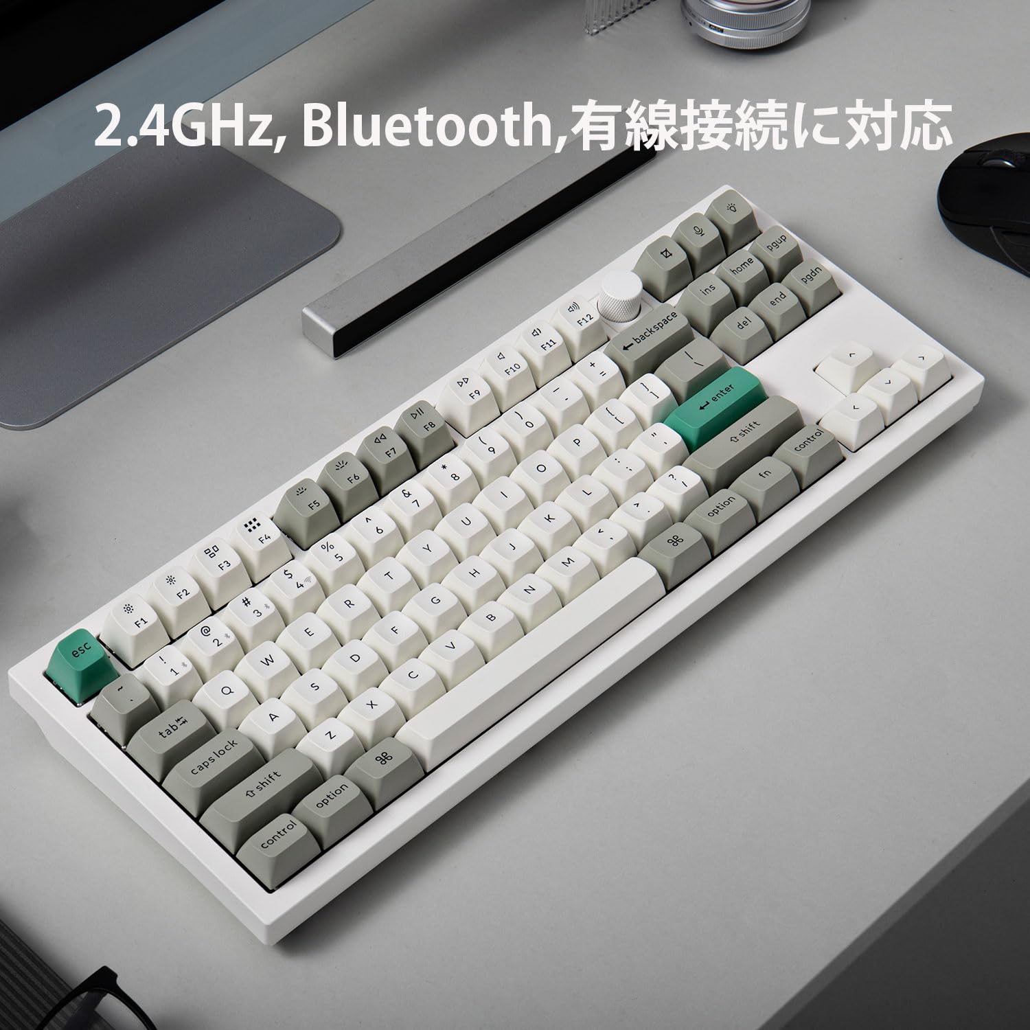 Keychron Q3 Max ワイヤレスメカニカルキーボード Amazon.com: Keychron Q3 Max Wireless Custom Mechanical Keyboard