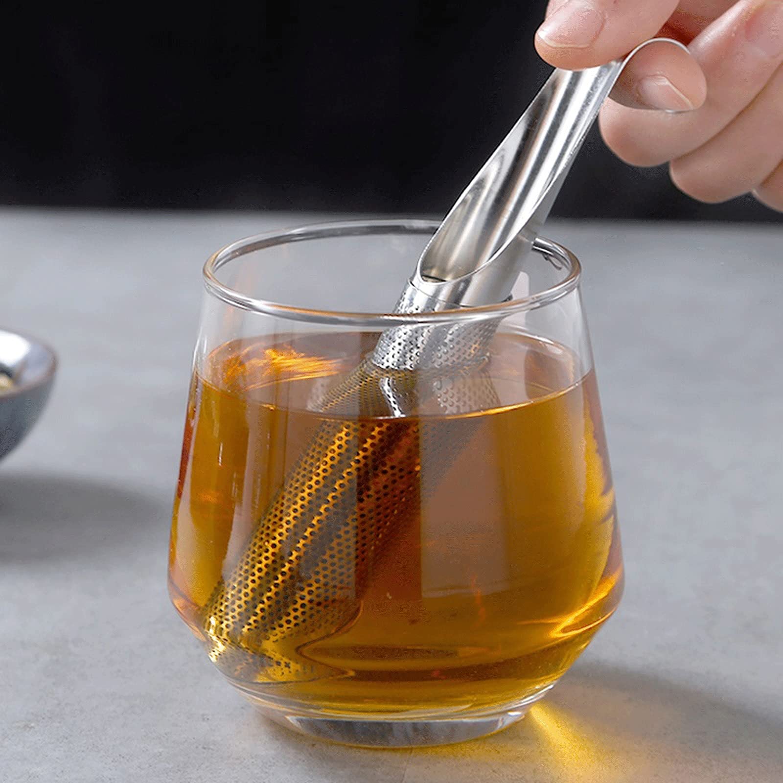 Infuseur à thé en acier inoxydable en maille - Filtre à thé en métal - Design en vrac - Accessoires de thé