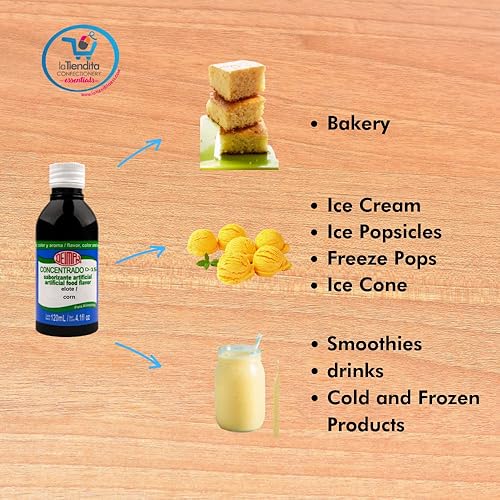 Miniatura 3 de Deiman Concentrado de maíz aromatizante artificial D-15 4 fl oz