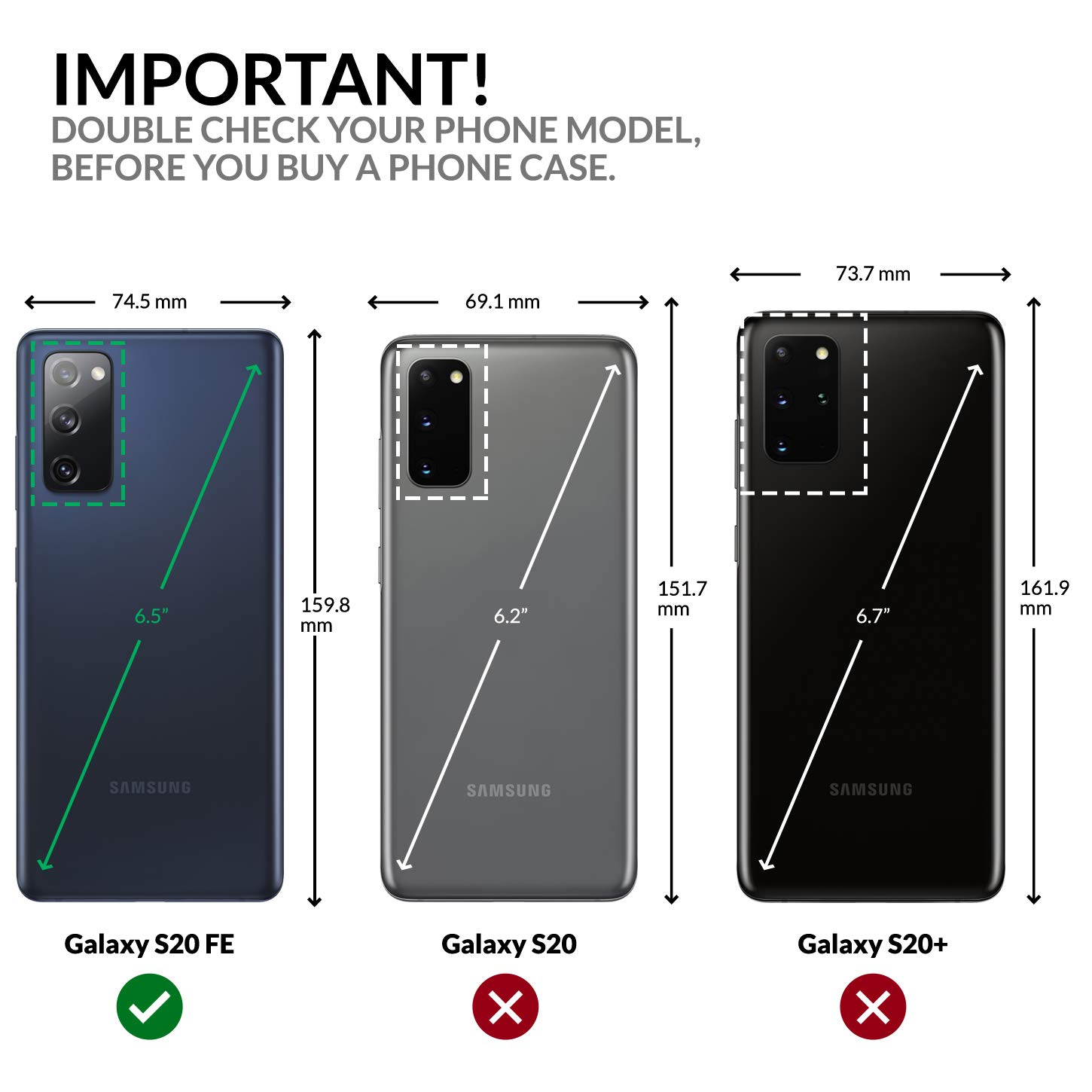 SURAZO Etui na telefon komórkowy Samsung S20 FE – etui ochronne z prawdziwej skóry premium z funkcją stojaka, przegródką na karty, ochroną RFID, czarne, składane etui z klapką, ręcznie wykonane do