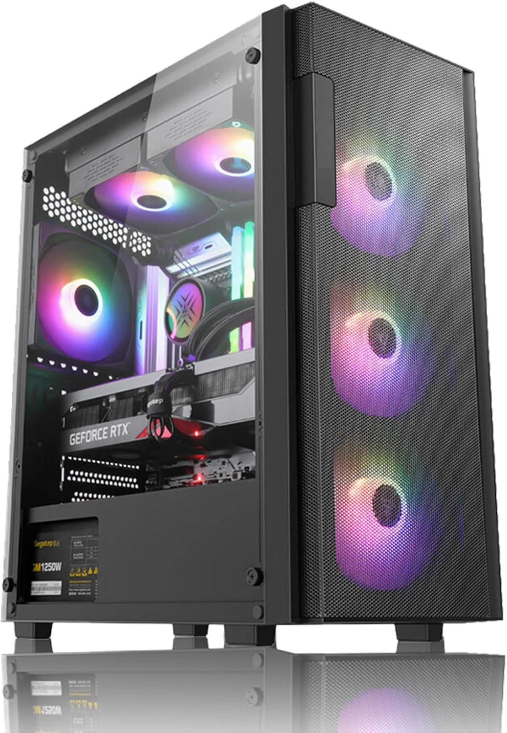 TitanFusion Gaming PC Core i5-12400F, GeForce RTX 3060, H610, 16GB