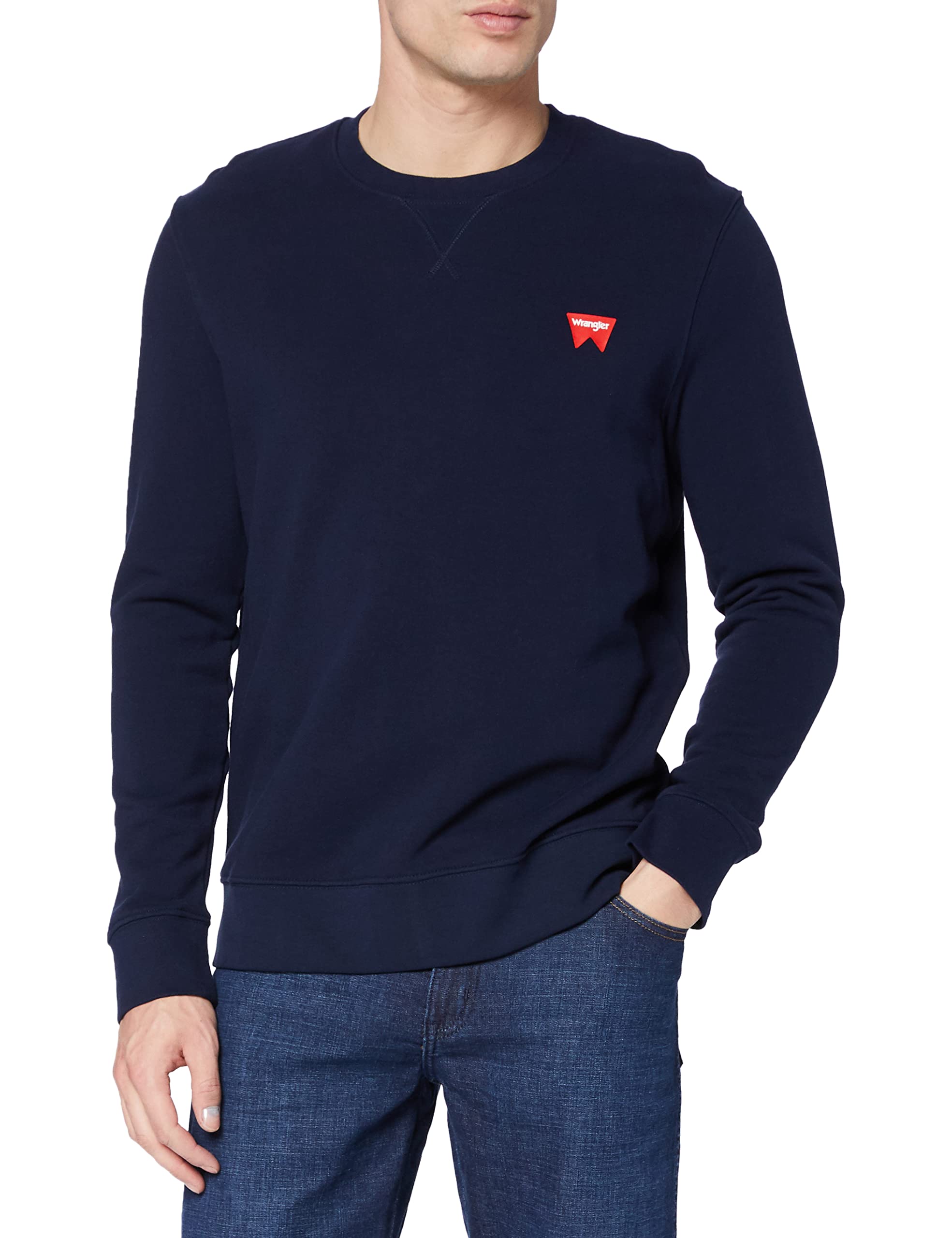 Wrangler Sign Off Crew, Felpa Uomo