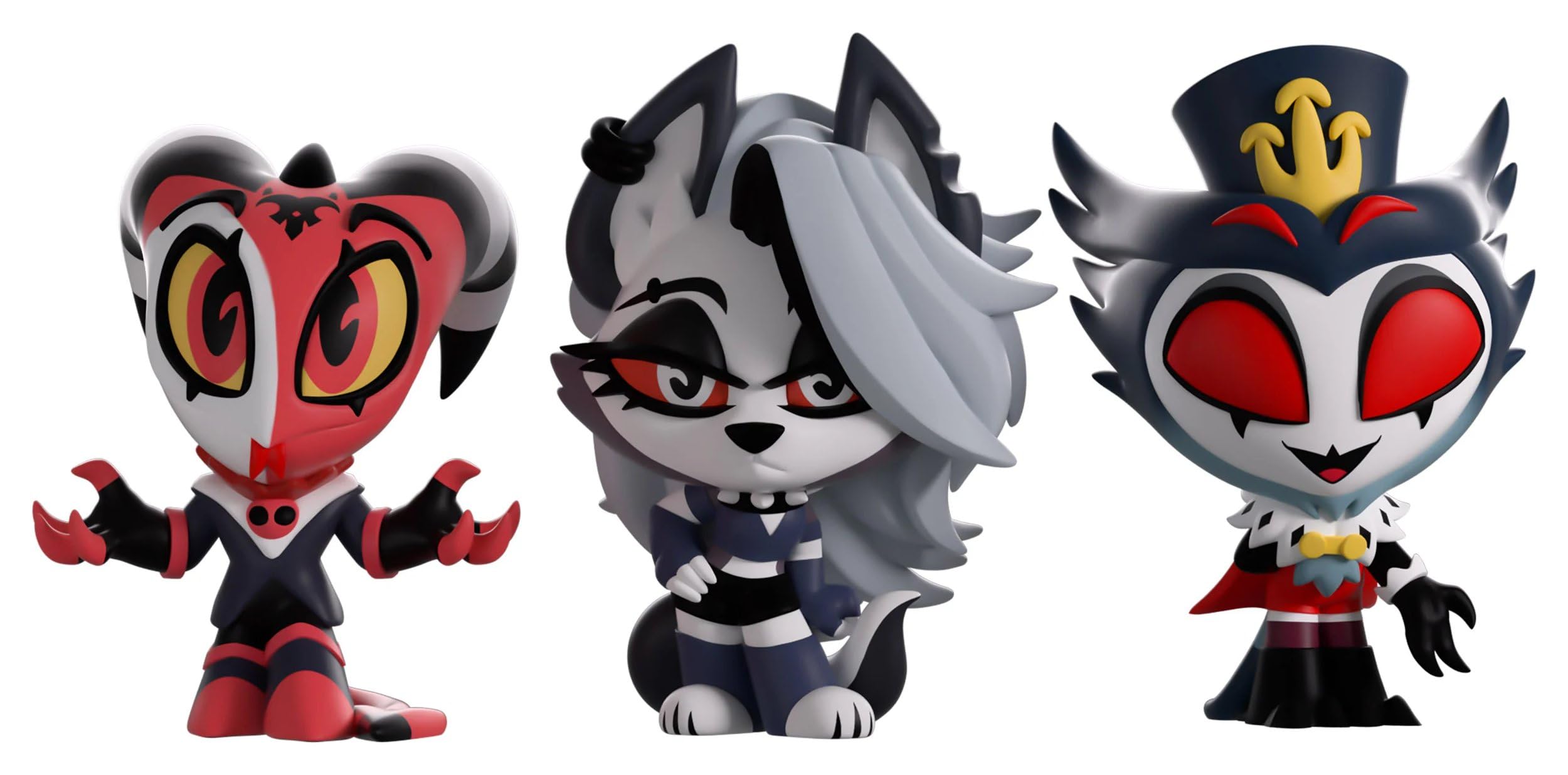 Helluva Boss Mini Tooz Minifiguren 3er-Pack Blitzo, Loona & Stolas