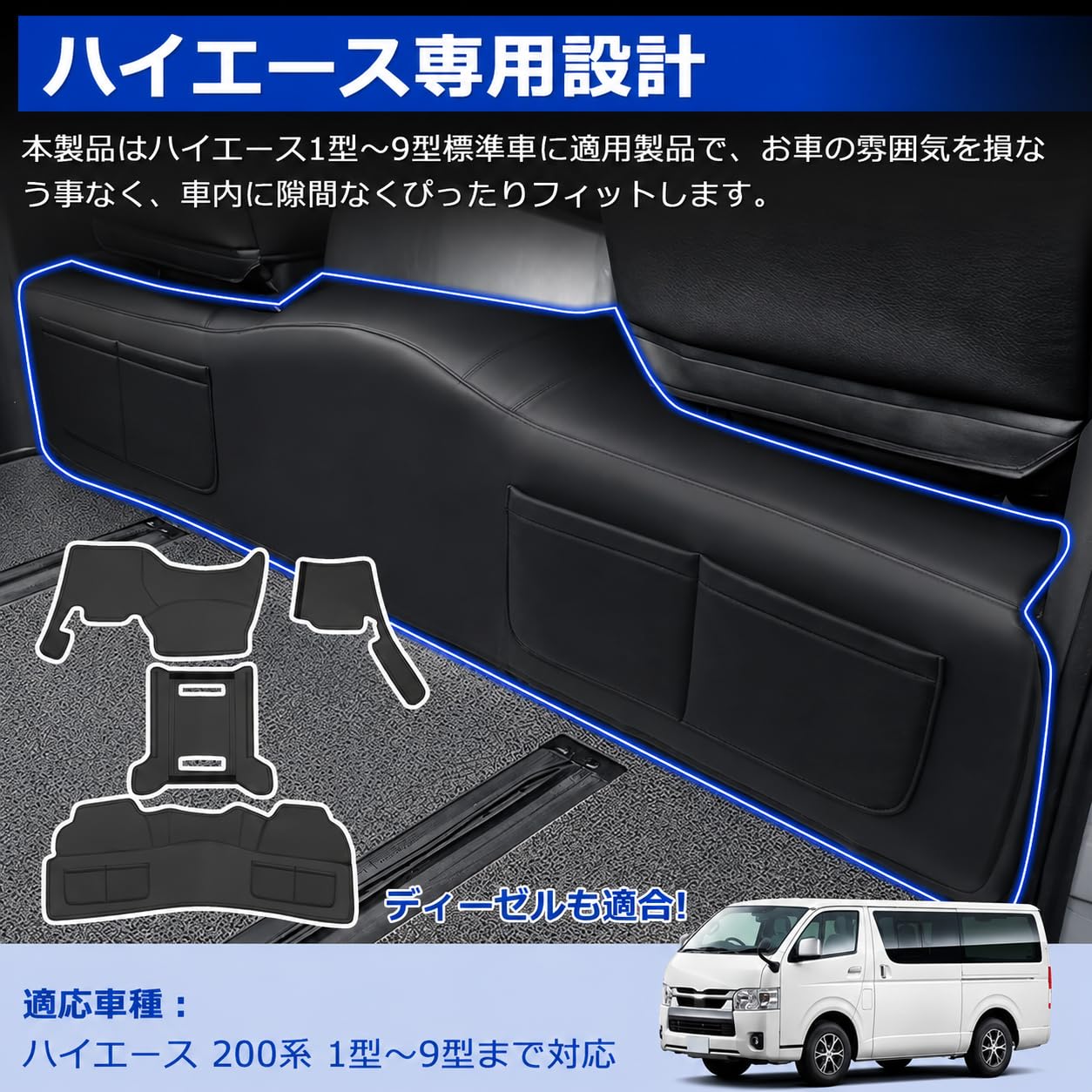 Amazon.co.jp: 「国内企業販売」SUNVIC ハイエース 標準ボディ 1型-9型
