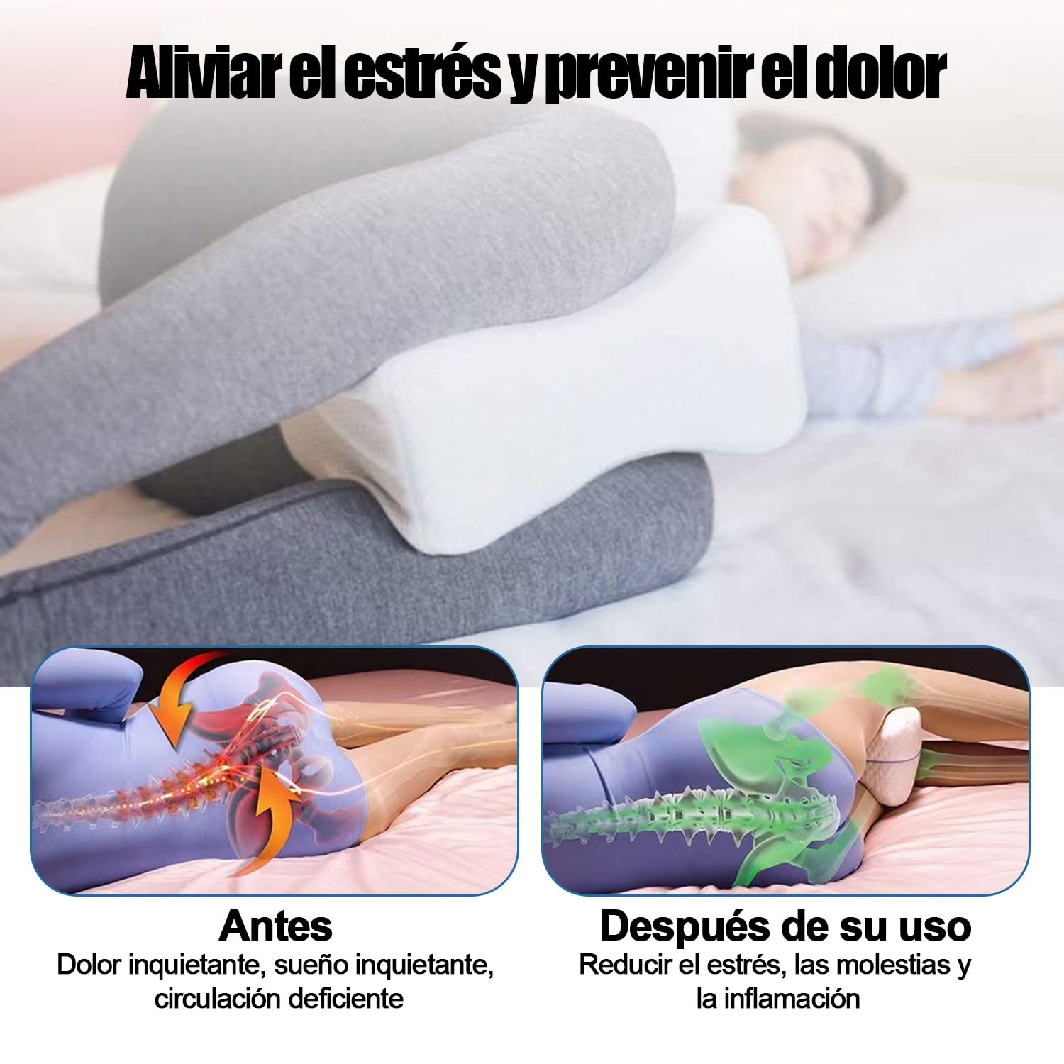 Almohada Ortopédica Para Piernas Almohada Ortopédica Relajante De