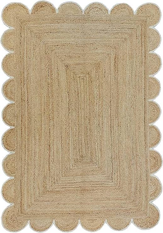 Tapis en jute vintage grand format rectangulaire salon et maison 60x300