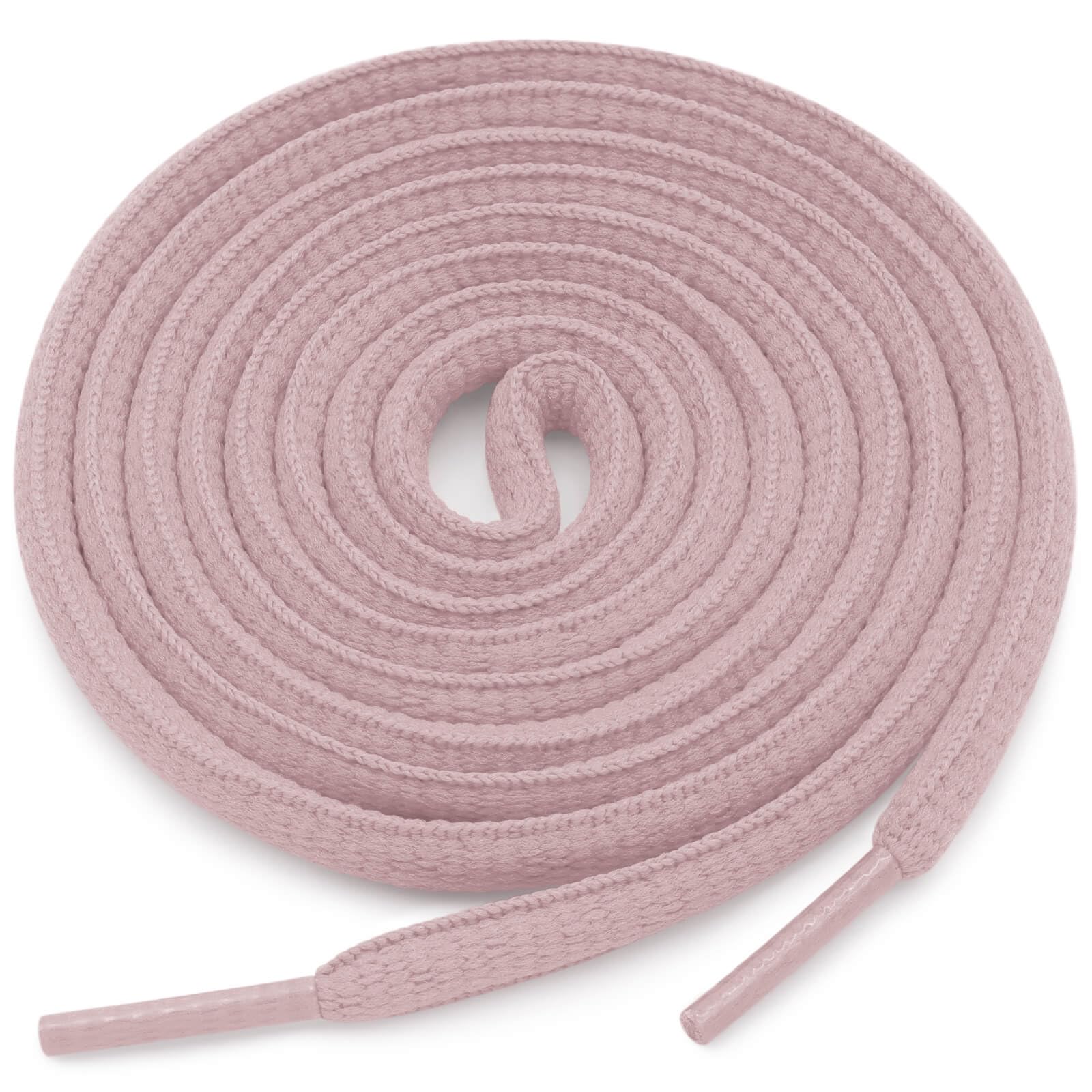 YJRVFINE Oval Sneaker Shoe Laces: 2 Pairs Half Round Shoelaces for Athletic Shoes