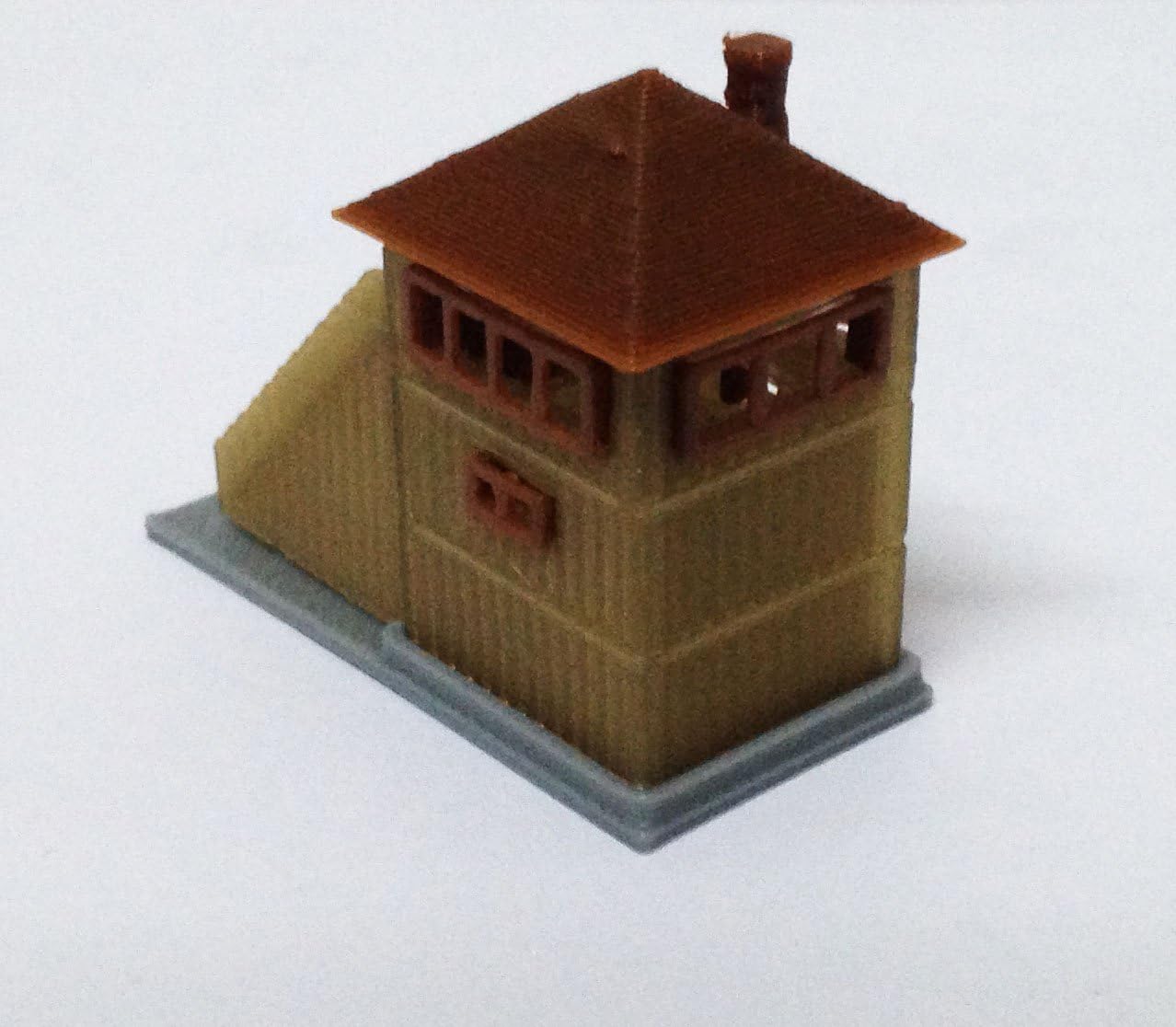 Outland Models Train Railway Layout Wood Style Signal Tower/Watchtower Z Scale