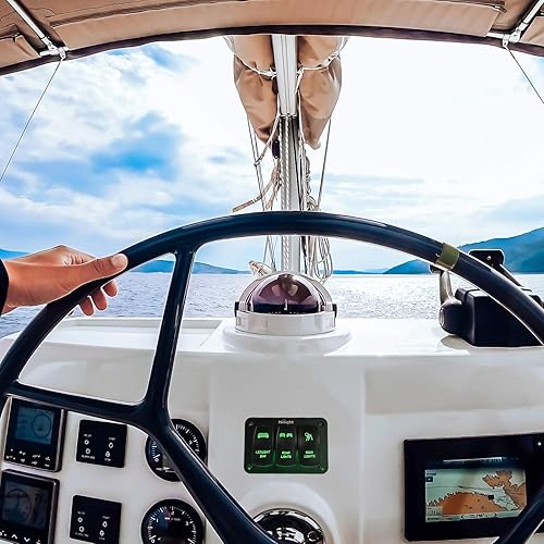 Miniatura 6 de Nilight - Panel de interruptores basculantes de 3 bandas, de aluminio, con 5 pines de encendido y apagado, barra de luces LED, interruptor SPST de