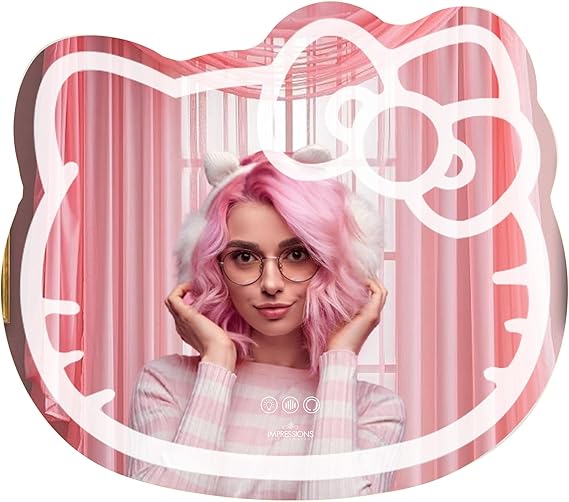 Impressions Hello Kitty Wall Mirror with WiFi, Smart Touch