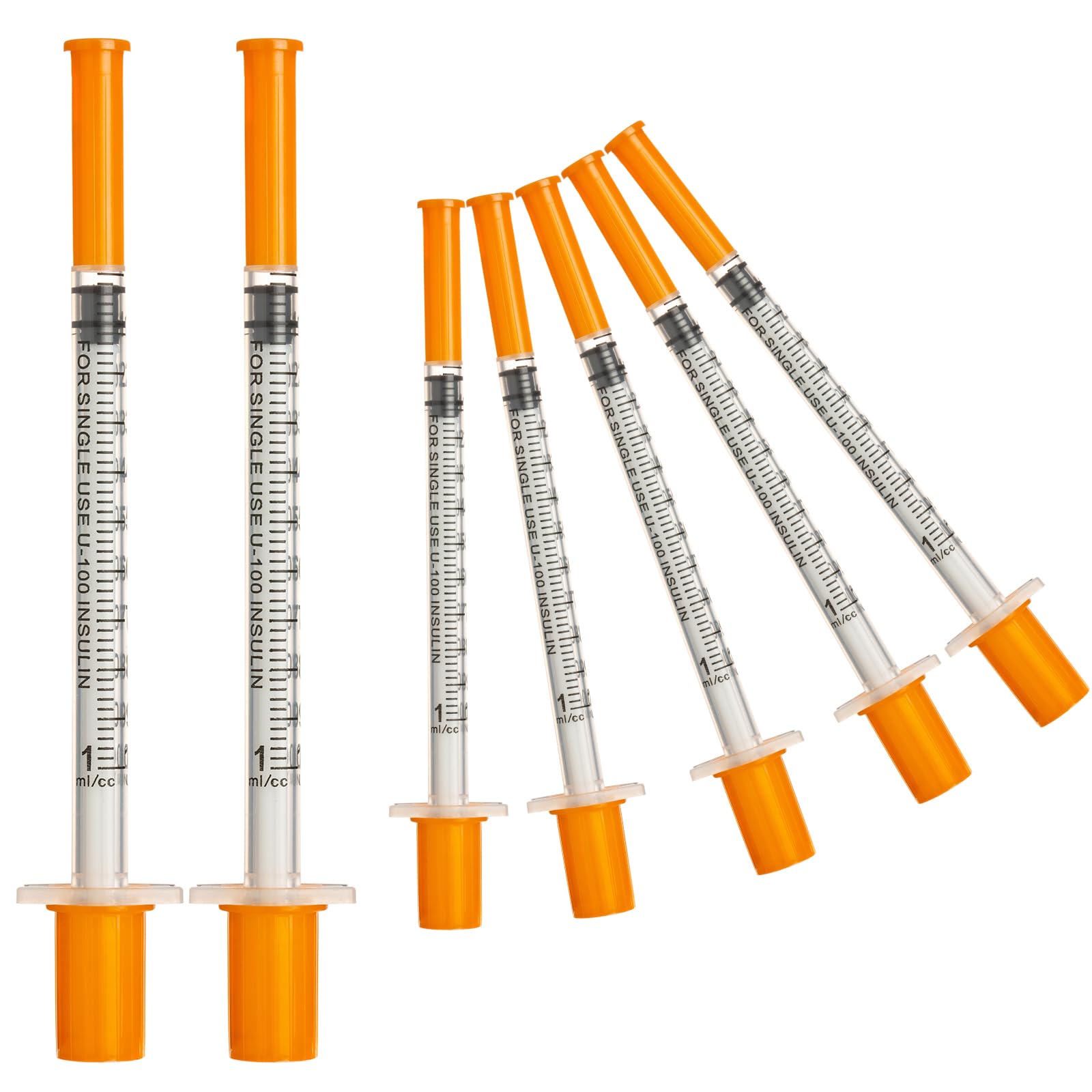100 Pack 1ml Disposable Syringe, 31G 1cc 1/4 Inch (6mm) Lab Supplies Syringes, Individually Wrapped — Amazon image 19