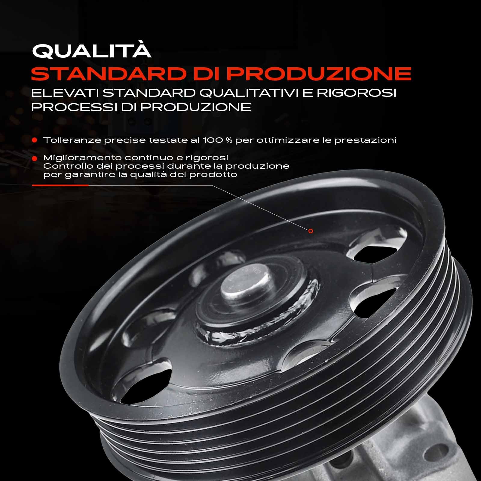 Frankberg Pompa acqua Liquido refrigerante Diesel Compatibile con Corsa C Furgone/Compatto X01 1.3L Corsa C X01 1.3L Corsa D S07 1.3L Meriva X03 1.3L Tigra Twintop X04 1.3L Replace# 46819138