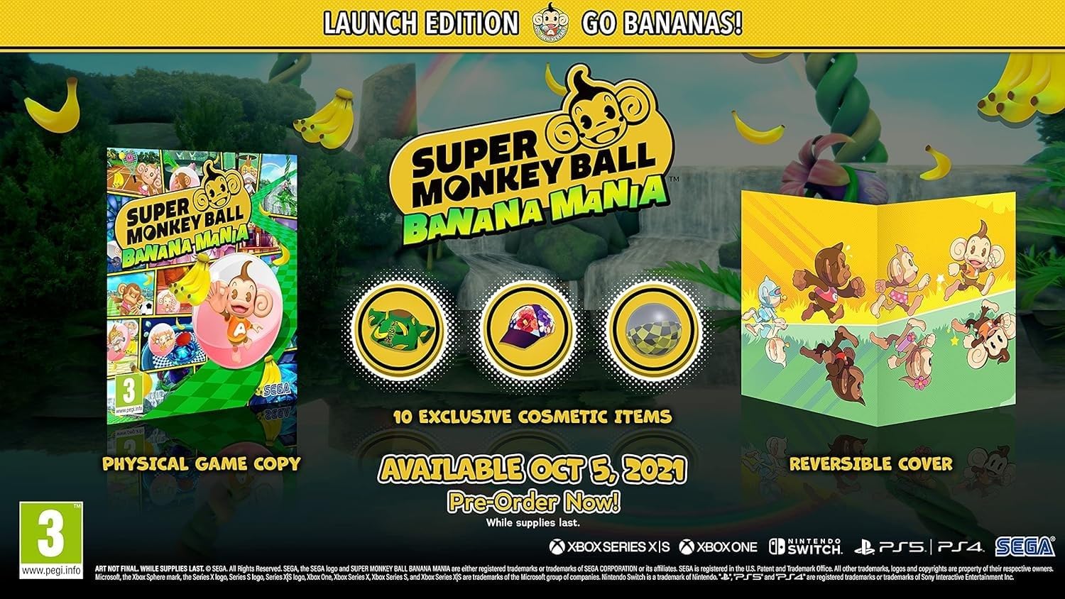 Super Monkey Ball Banana Mania: Launch Edition (Xbox Series X)