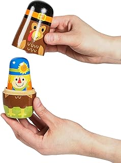 Fun Express Thanksgiving Nesting Dolls - 5 Piece
