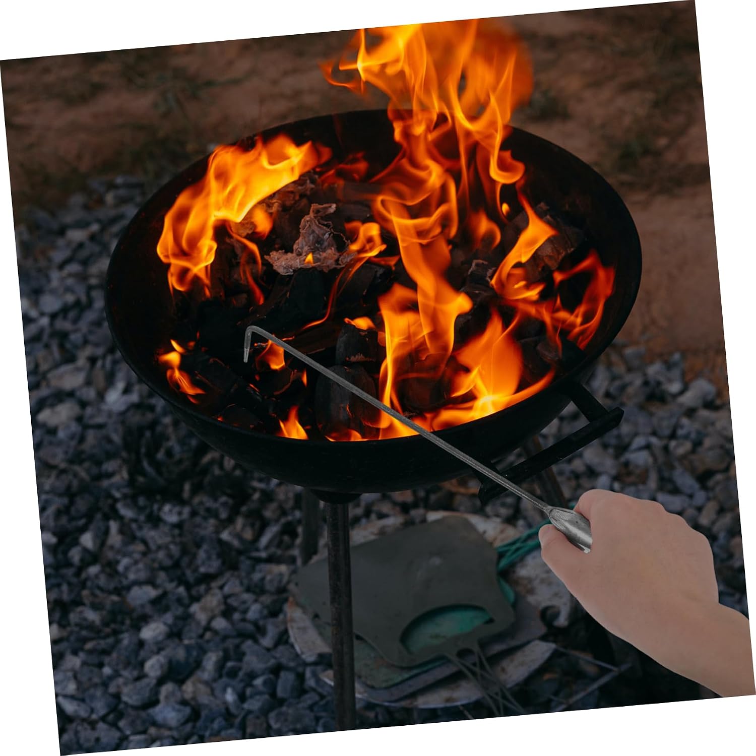 1set Heavy-Duty Coal Ash Shovel Tongs Thick Cast Fireplace Tools for Use for Scooping Ashes and Coal