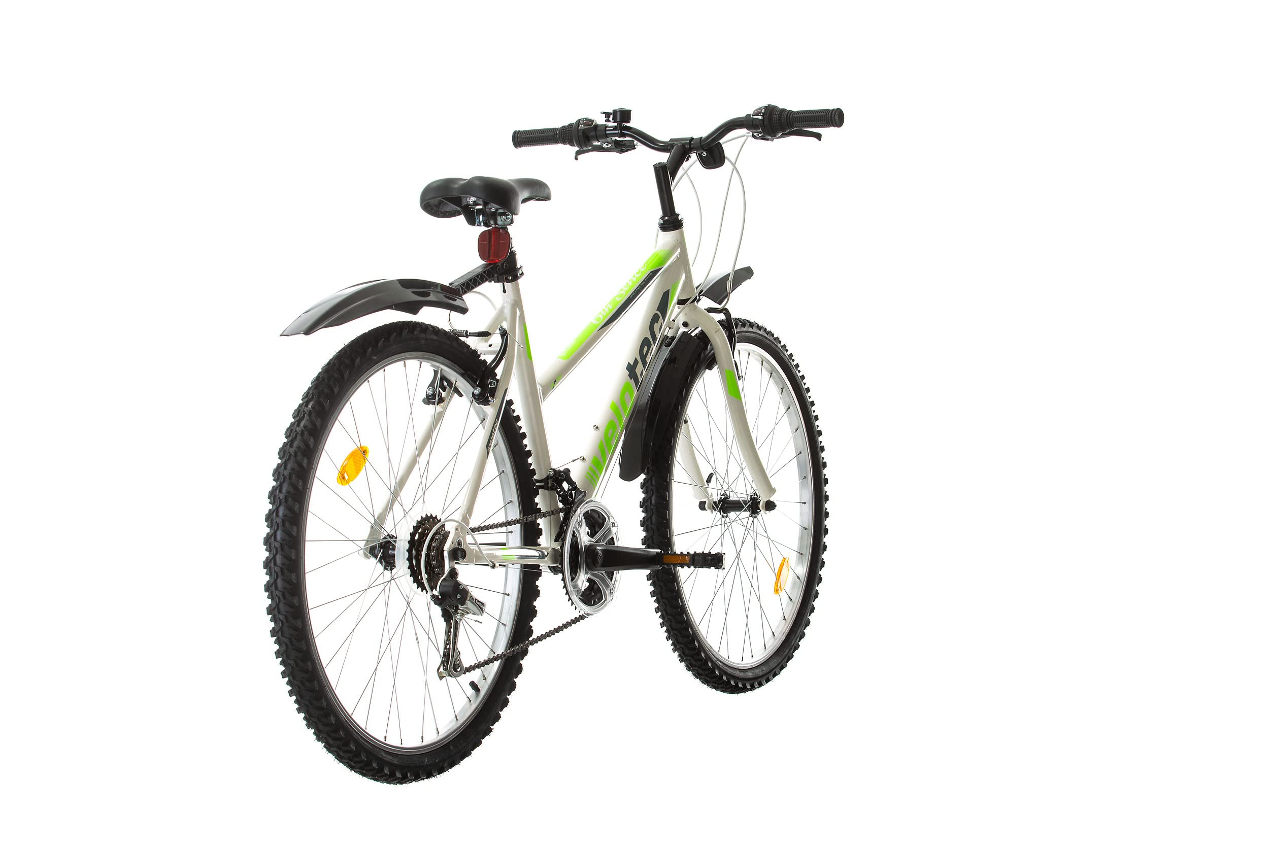 Multibrand Velotec 6th Sense Bicicleta de Montaña de Aluminio 26 Pulgadas, 18 velocidades, V-Brake, para niñas y Mujeres, Adecuada para 150–175 cm