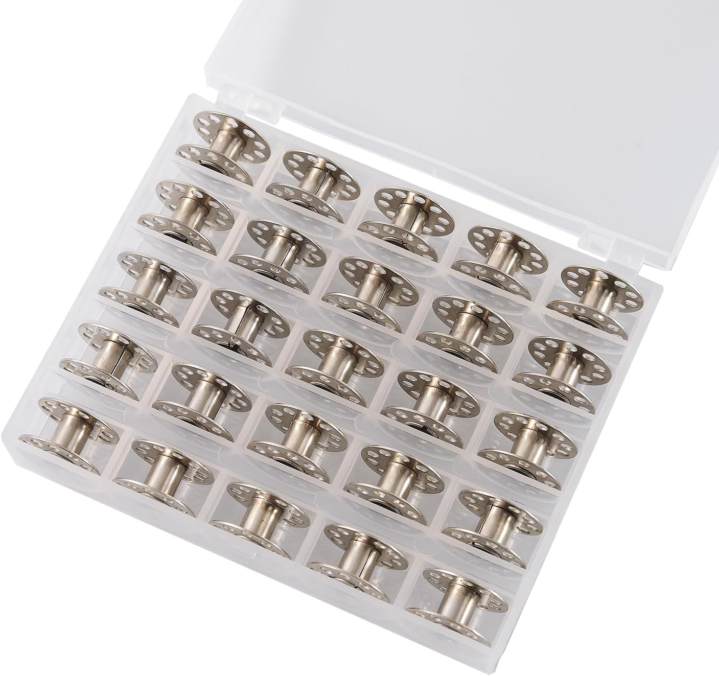 DGTANGYIN 25Pcs bobbins for Sewing Machine, Sa156 Bobbins