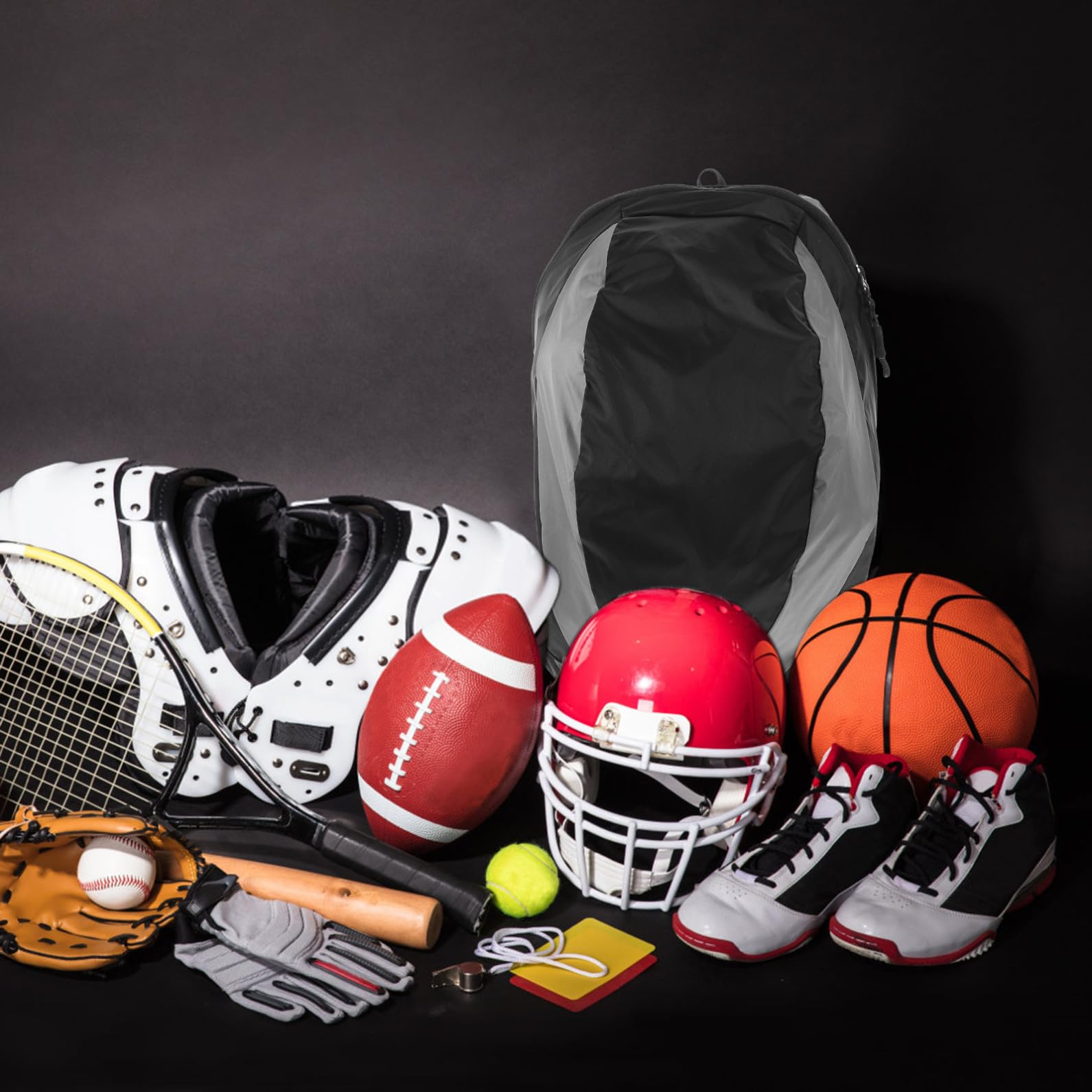 Bolsa Casco Mochila Deportiva Resistente para Balones y Cascos Portátil y Práctica para Fútbol Baloncesto y Voleibol Almacenamiento Seguro para Uso Diario