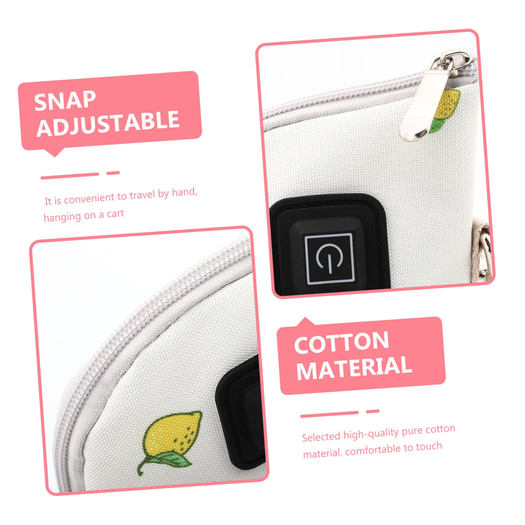 VICASKY 3ensembles -biberon Usb Portable Pochette Isolante Thermique De Réchauffage De Lait Pour Pratique Et Facile à Utiliser