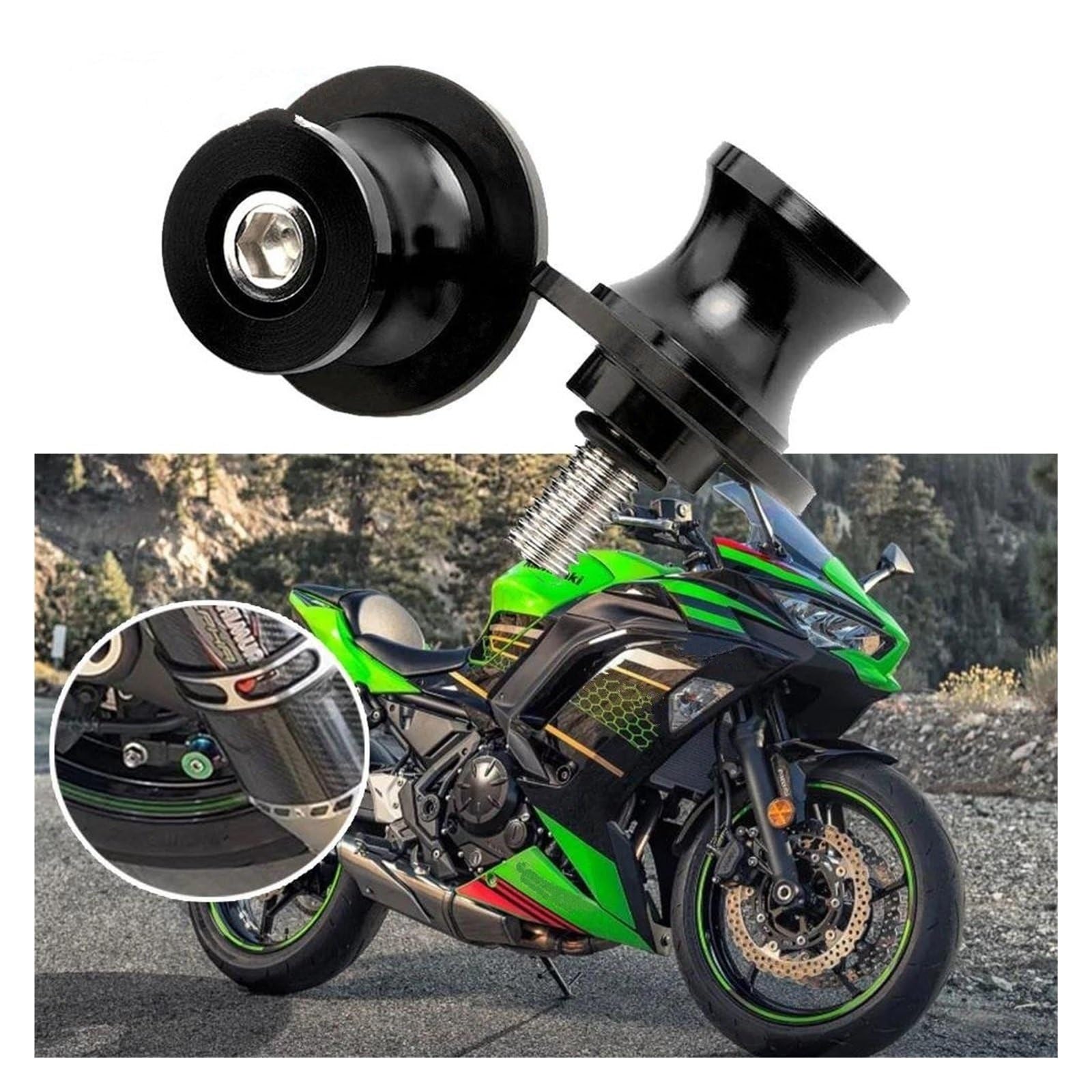 Amazon.com: DONGMION Swingarm Spools M6 Motorcycle Accessory Swing