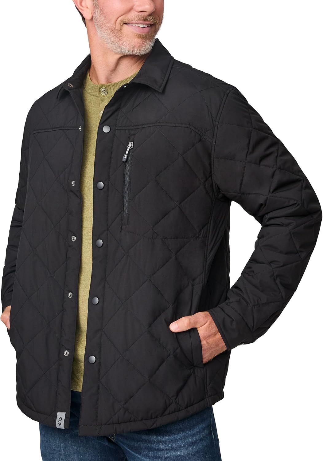 Free Country Men's Quilted Jacket Lightweight Windbreaker Water Resistant Fall Coat Comfortable Casual Workwear-Function II - Image 3