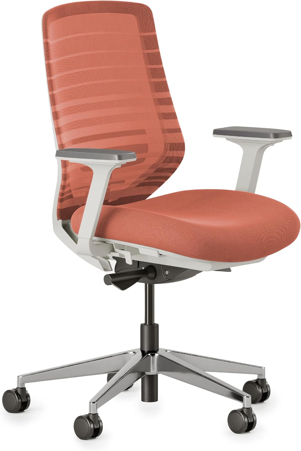 PoppyFlex – Ergonomic Armless Desk Chair with Mesh Back Support