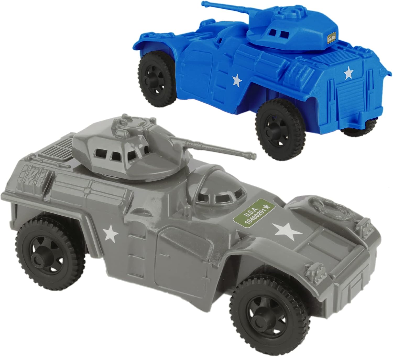 TimMee Recon Patrol Armored Cars - Plastic Army Men Scout Vehicles USA Made