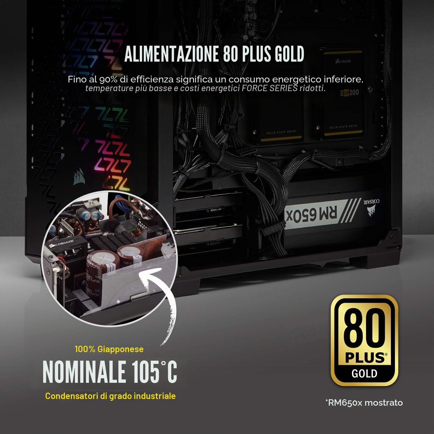 Corsair RM750x 750W ATX Nero alimentatore per computer
