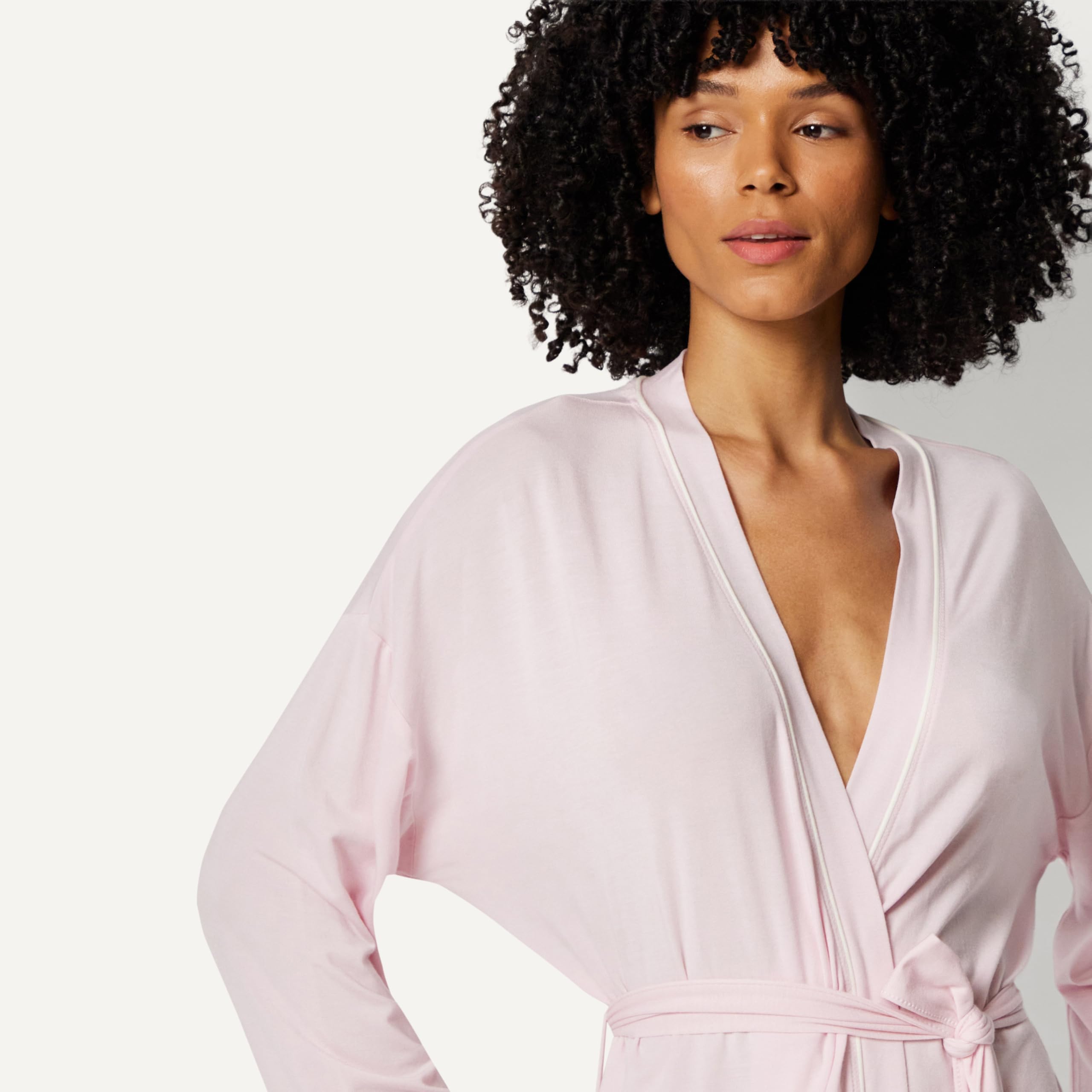Amazon Essentials Donna Accappatoio a Maniche Lunghe, Misto Modal