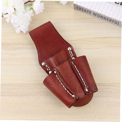 Miniatura 9 de DOITOOL 3 bolsas de herramientas de cuero para electricista, bolsa pequeña de bolsillo para herramientas con 4 bolsillos para cinturón, bolsa de