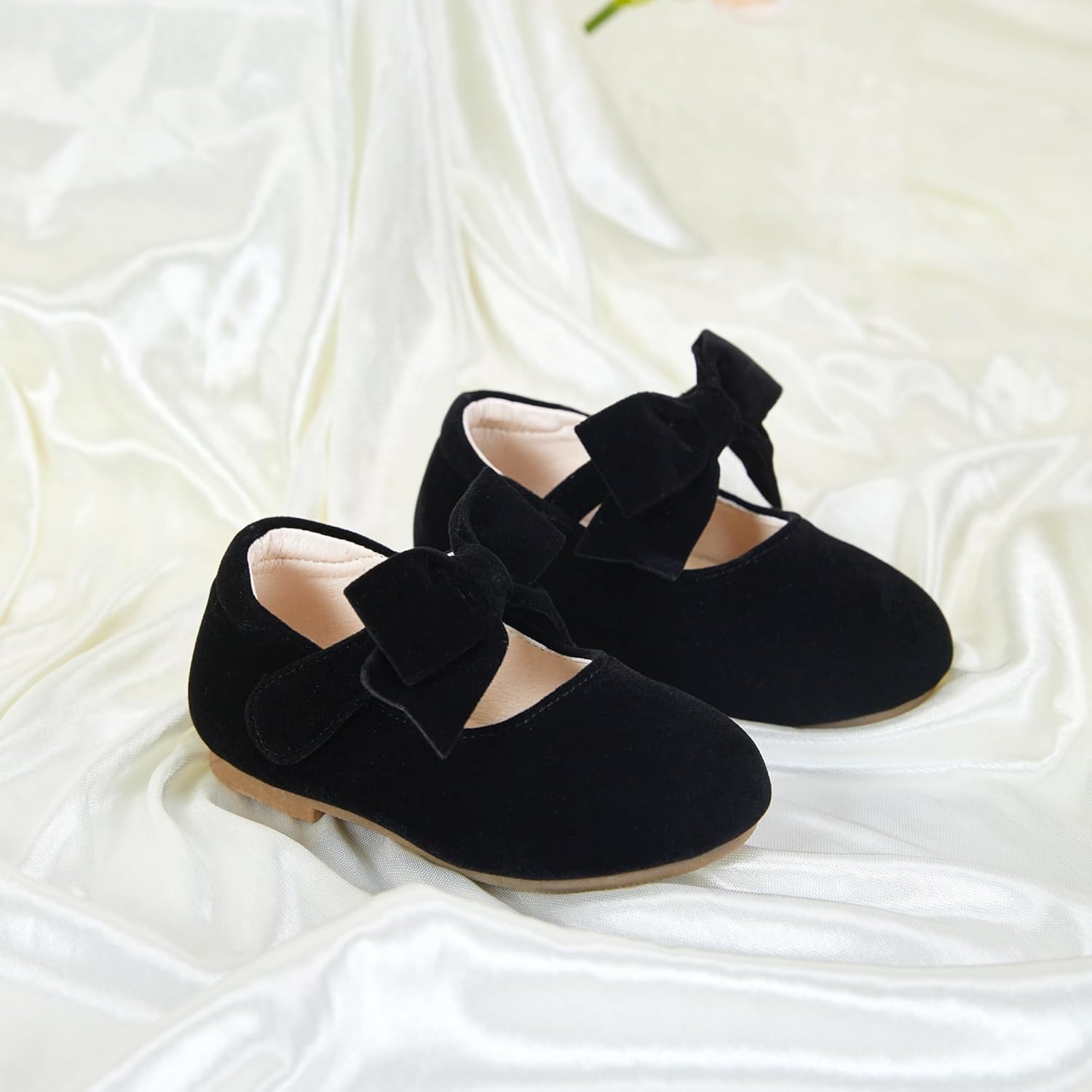 Kiderence Little Toddler Girls Dress Shoes Ballerina Ballet Flats Kids Mary Janes - Image 6