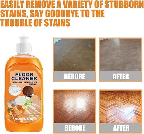 Miniatura 4 de Potente limpiador de suelos de descontaminación  Nuevos limpiadores de suelos para baldosas de cerámica y pisos de madera, limpiador de manchas y