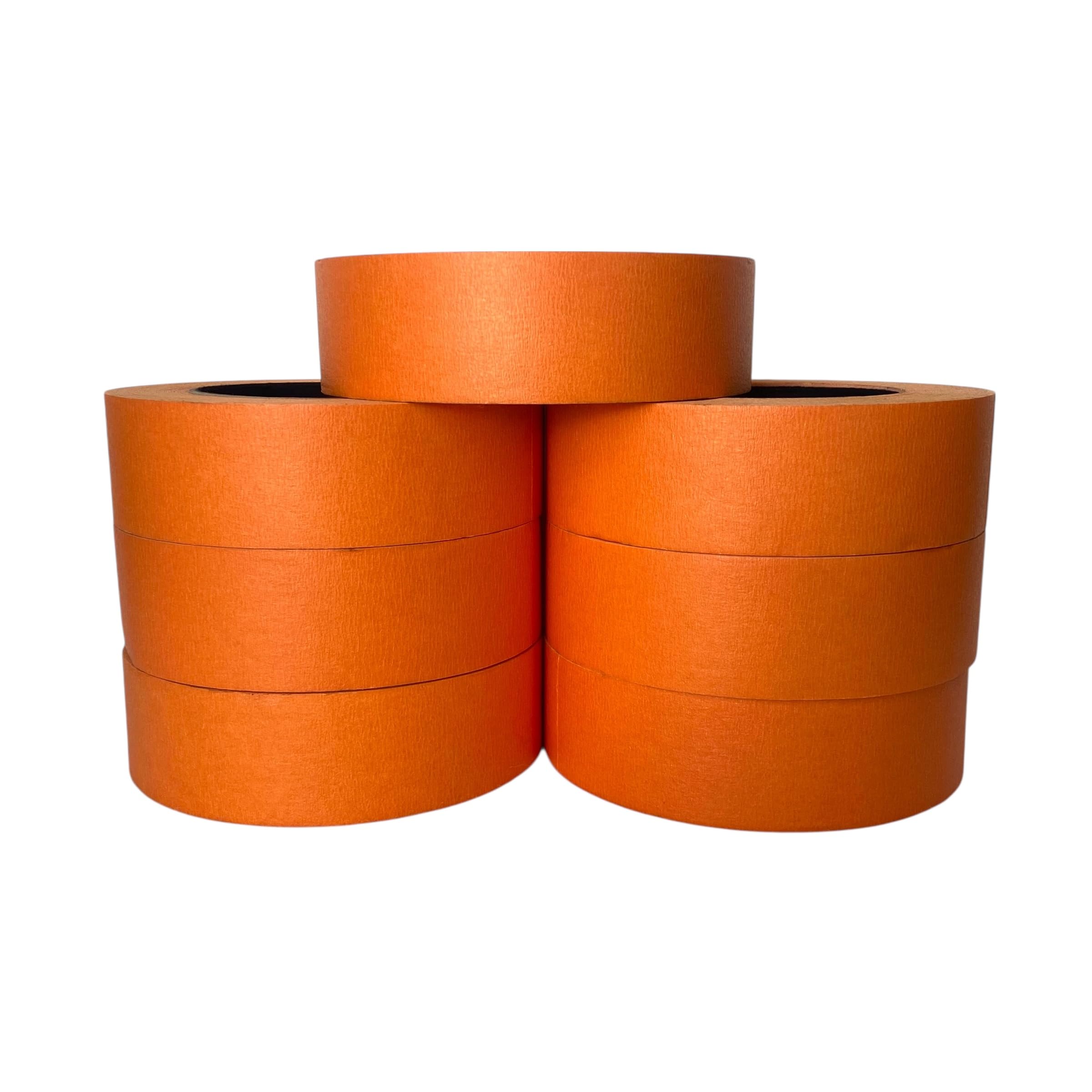 32 Rolls 1.5" X 60 Yrds Orange Automotive Painters Masking Tape for Bodyshop Use