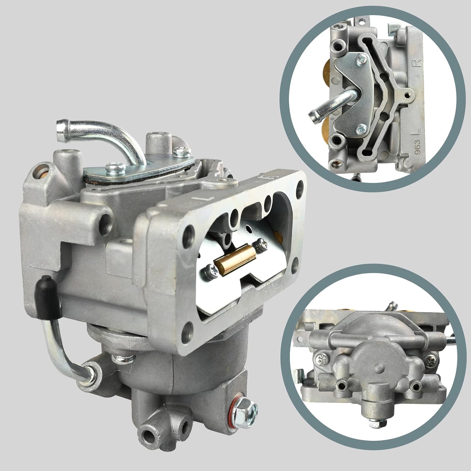 844373 Carburetor Compatible with Lawn & Garden Equipment B&S Engine Carb Replace for 386447-0051-G1 386442-0115-E1 Part