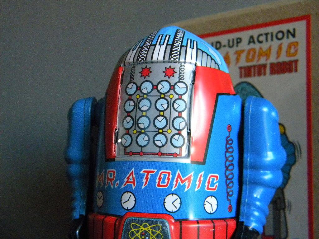 Amazon.co.jp: Mr Atomic ブリキ 日本製 ミスターアトミック