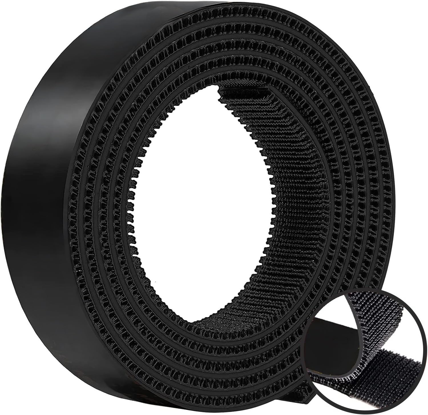 Dual Lock SJ3550 CF (25,4mm x 1m) Heavy Duty Reclosable Fastener Tape, Waterproof 5X Stronger Than Classic Hook & Loop Tape, Number Plate Tape, Black