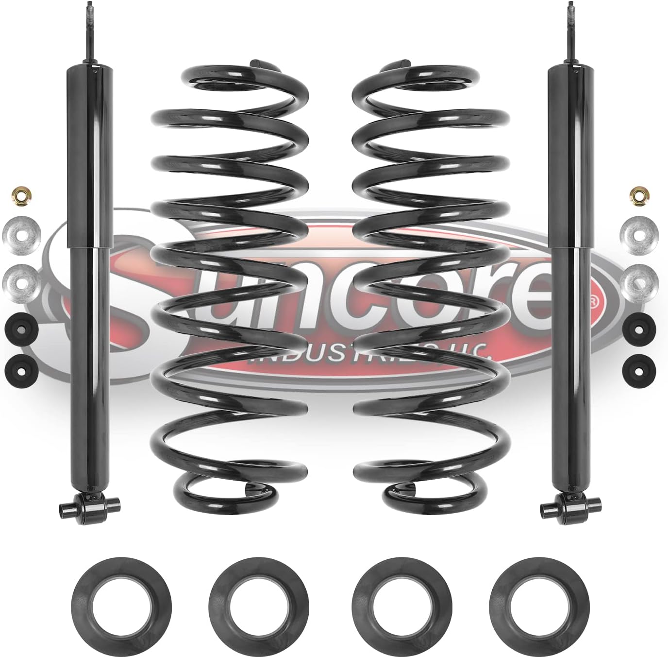 Rear Heavy Duty Suspension Air Bag to Coil Spring