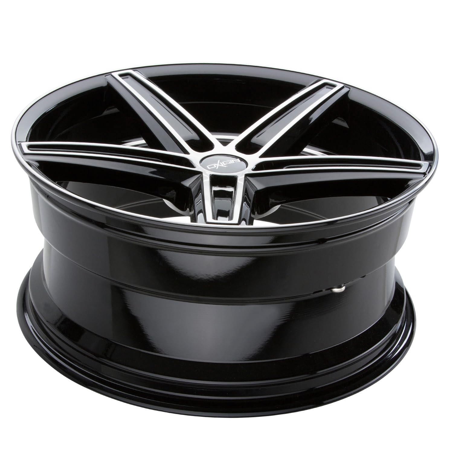 OXIGIN 18 Concave black full polish 8,5x19 ET23 5.00x112.00 Hub Bore 66,60 mm - felgi aluminiowe