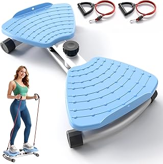 Máquina de torsión de cintura: capacidad de 380 libras y 20 dB ultra silenciosa, antideslizante, equipo de gimnasio en casa para entrenamiento de grasa abdominal y núcleo