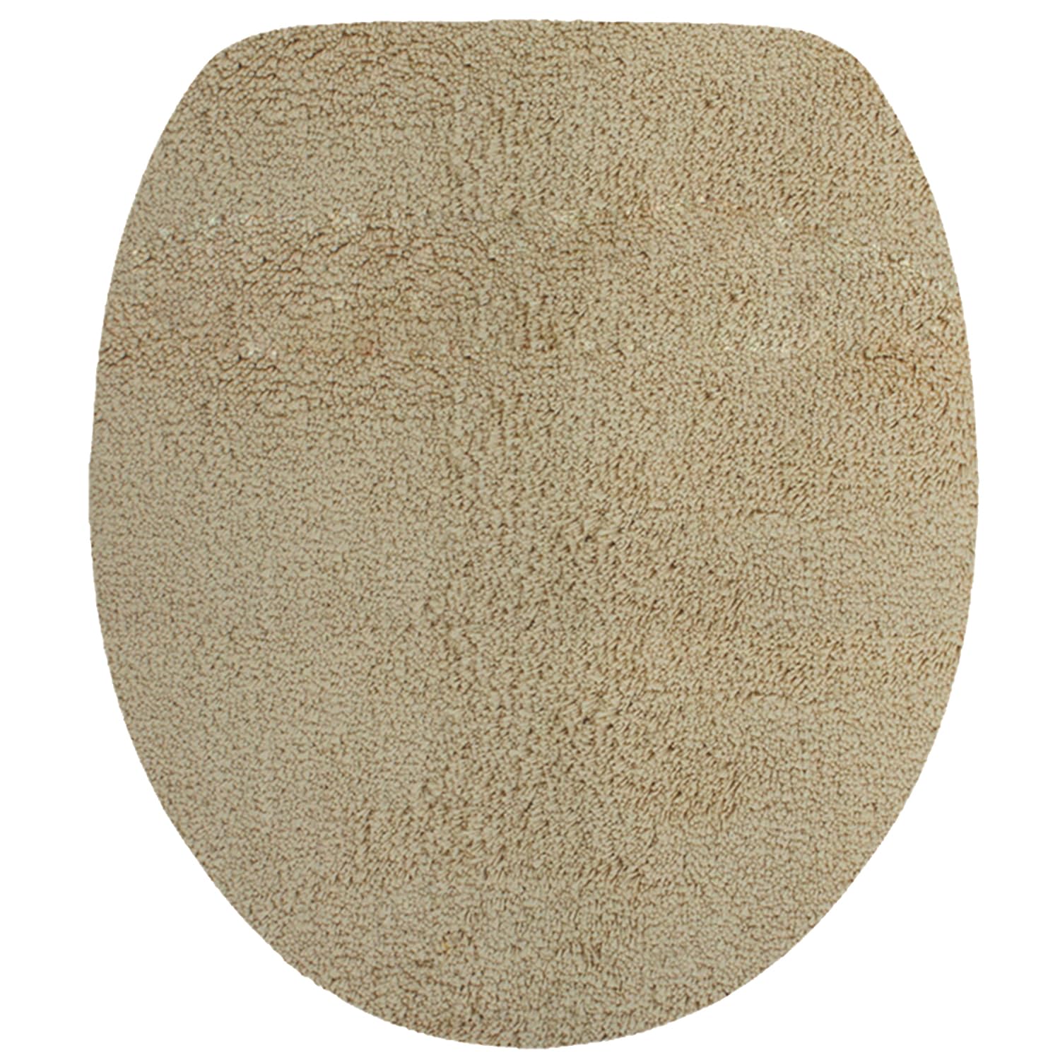 NYVI WC Deckelbezug NYVISpa Lasalle 38x48 cm Beige Toilettendeckel Bezug - - rutschfest, Saugfähig, Schnell Trocknend, Fußbodenheizung geeignet, Oeko-TEX, Waschbar, Weich